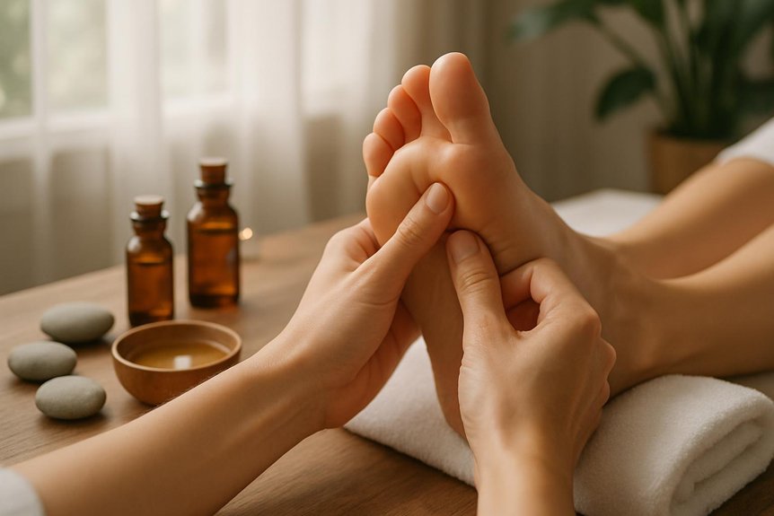 guided foot pressure points