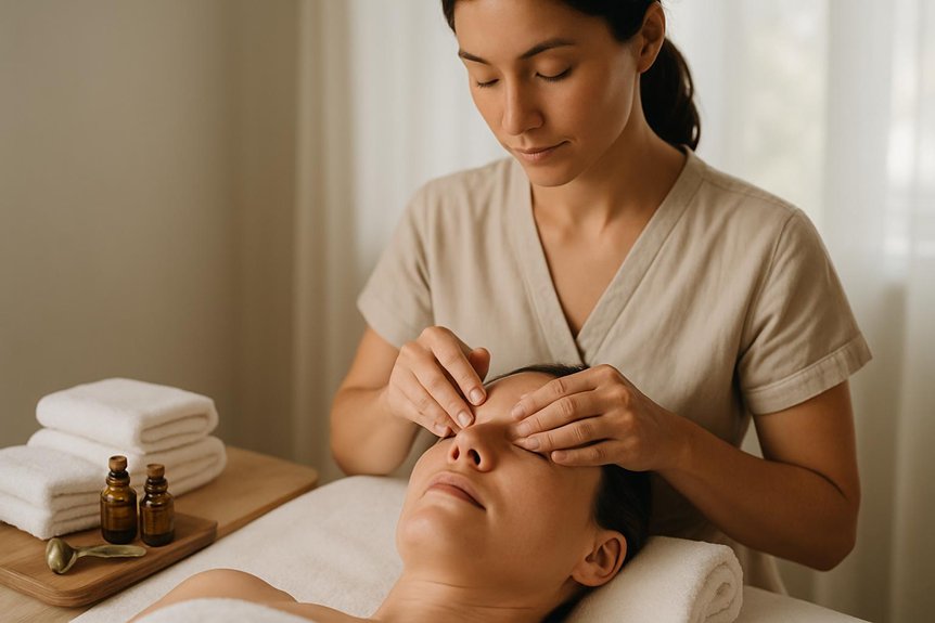 effectiveness of facial reflexology