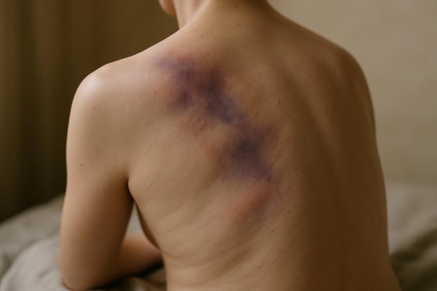 bruising possible after deep tissue